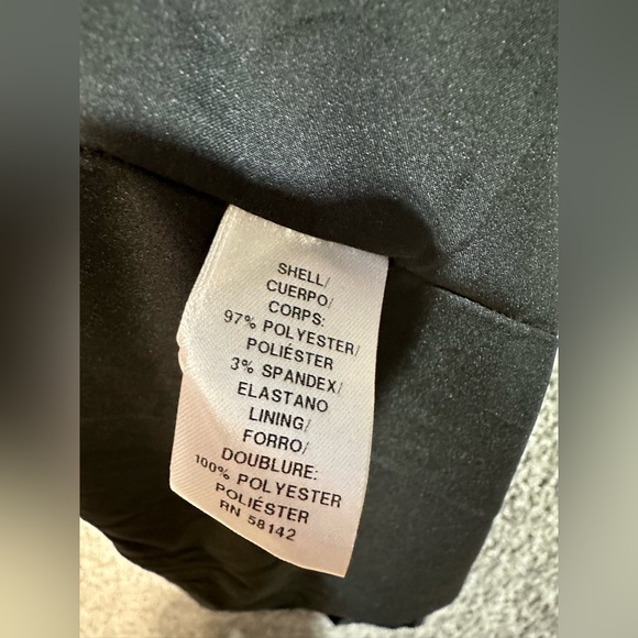 NWT Maggy London Long Sleeve Faux Wrap Dress Size 14 - Picture 6 of 7